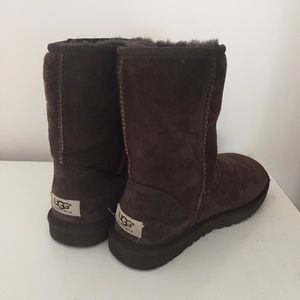 Short Dark Brown Ugg Boots